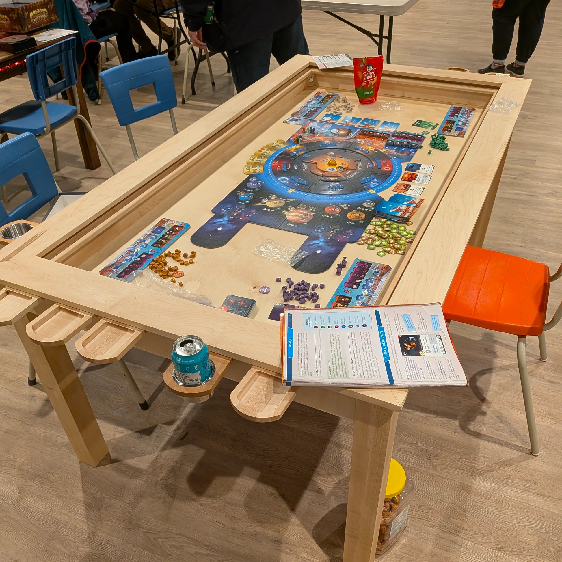 Table de jeux aventure en action
